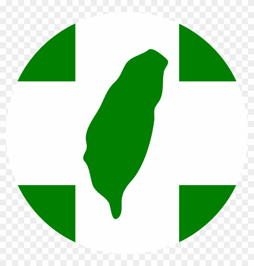 Green Taiwan In White Cross - Partido Democrata Progresista Taiwan #559968
