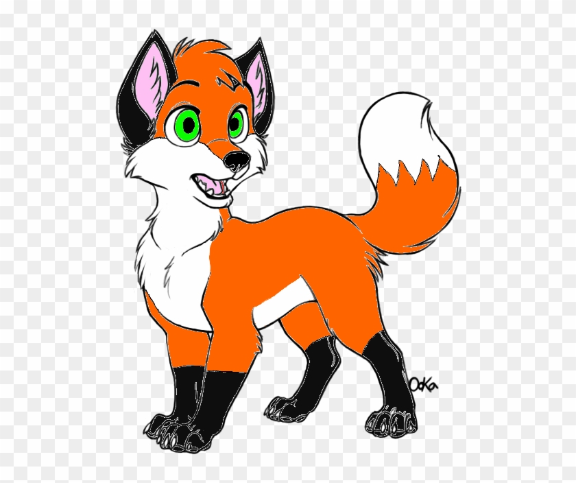 Furry Drawing Base Fox.