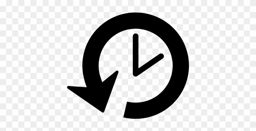 Clock Back With Circular Arrow Vector - Hockey Night In Canada #560178