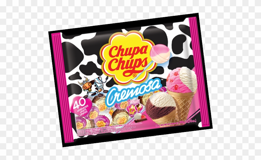 Chupa Chups Cremosa Ice Cream Lollipops 40ct - Ice Cream Chupa Chups #560226