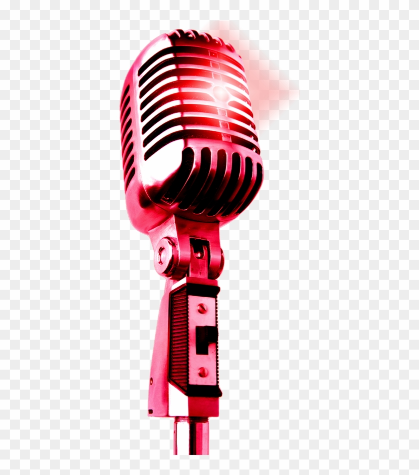 Microphone Clipart Silhouette - Transparent Background Musical Notes Logo #560386
