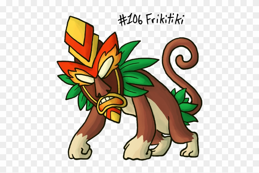 It Produces Deep Bellows And Thumps From Within Its - Frikitiki Pokemon #560552