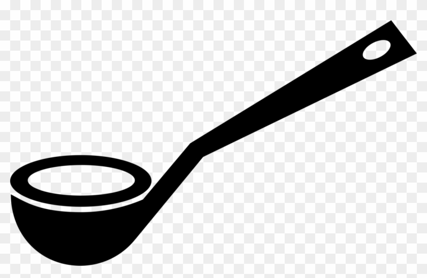 Vector Illustration Of Kitchen Kitchenware Soup Ladle - Ladle Clipart #560567