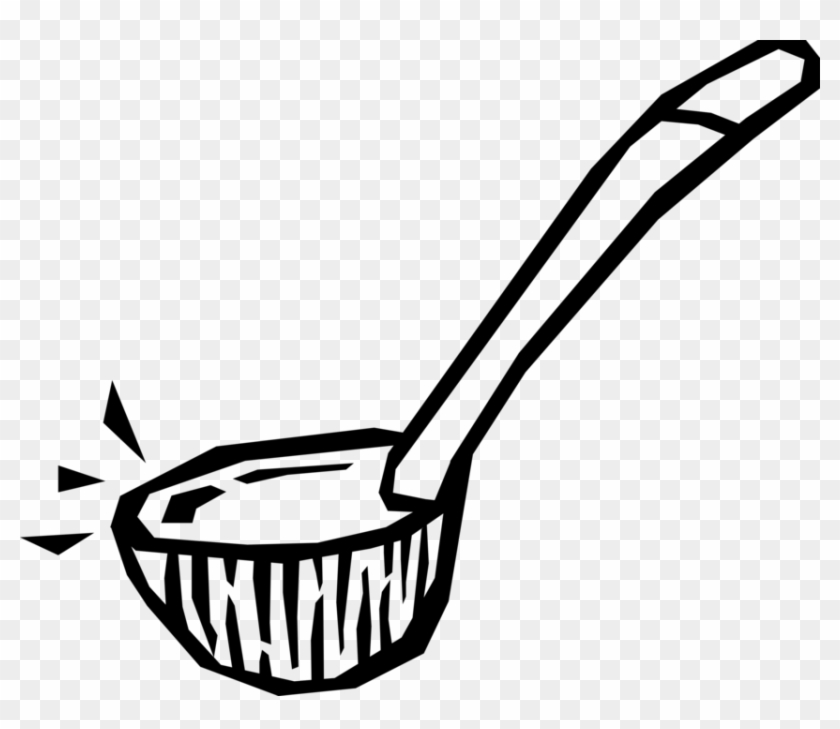 Vector Illustration Of Kitchen Kitchenware Soup Ladle - Vector Illustration Of Kitchen Kitchenware Soup Ladle #560646