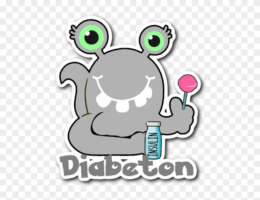 Diabetes Monster Sticker - Diabetes Mellitus #560666