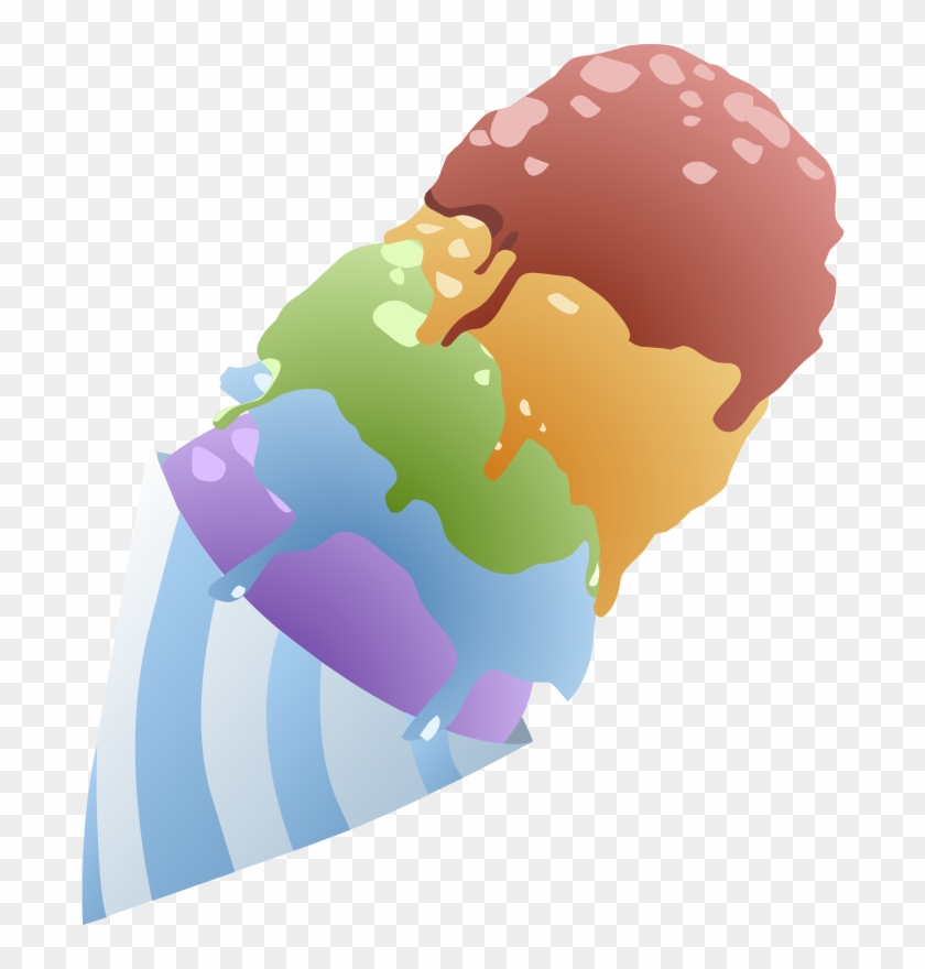 Ice Cream Clipart - Slodycze Grafika #560693