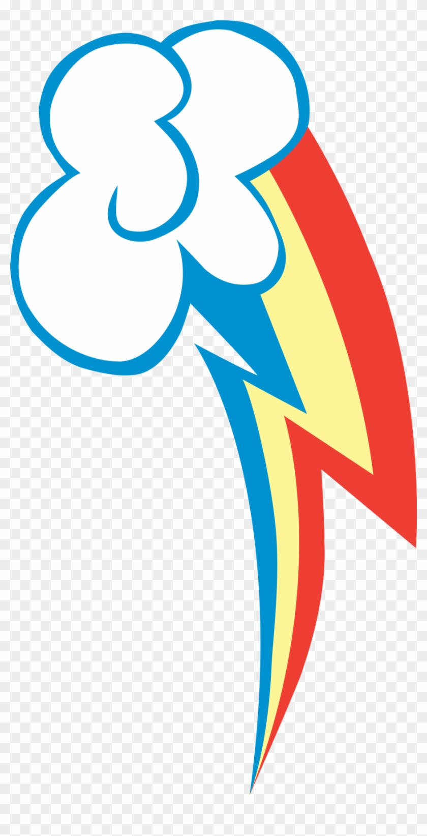 Rainbow Dash Cutie Mark By Kjetil2-d4sgbko - Rainbow Dash Cutie Mark Patch - Full Size PNG ...