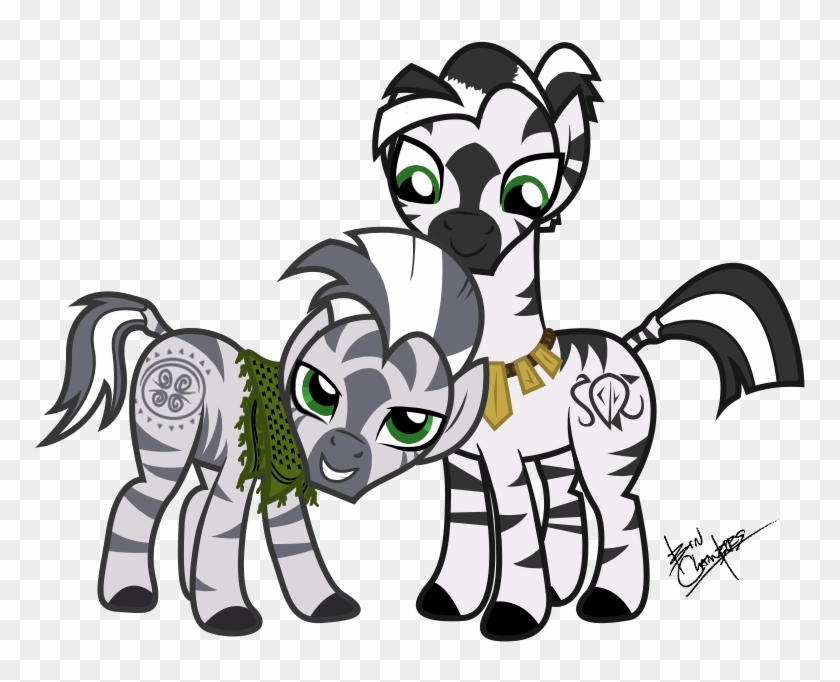 My Little Pony The Zebras From Far Away Land You - Cartoon #560833