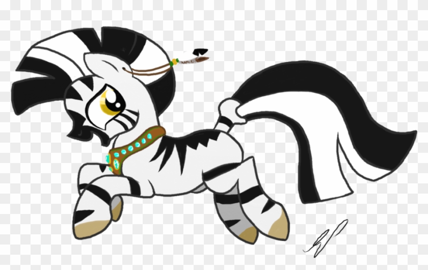 Mlp Fim Zebra Oc Zen Zizaria By Sjart117 1 And - Drawing #560857