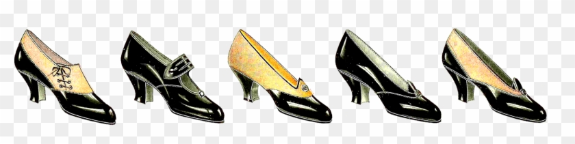 Shoes Women Clipart - Vintage Shoe Transparent #561057