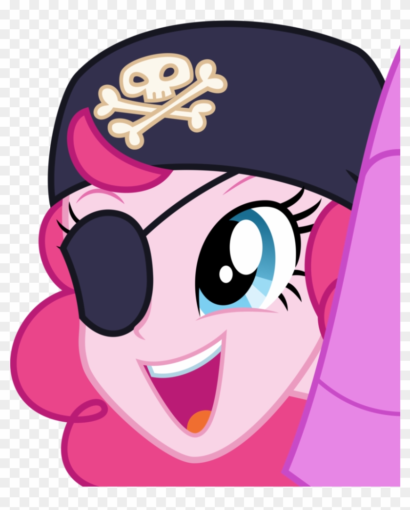 Ambassad0r, Bandana, Cute, Equestria Girls, Eyepatch, - Pinkie Pie Equestria Girls Pirate #561079