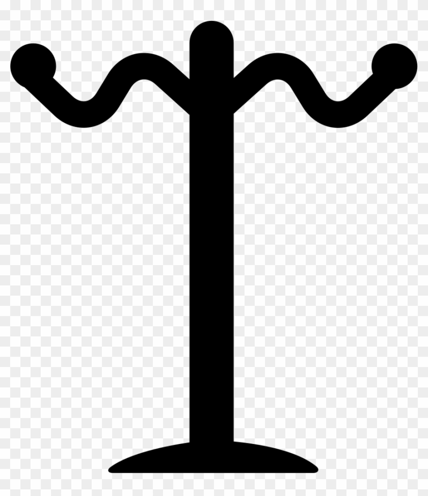 Rack Of Tall Thin Shape For Hanging Clothes Comments - Perchero Png #561166