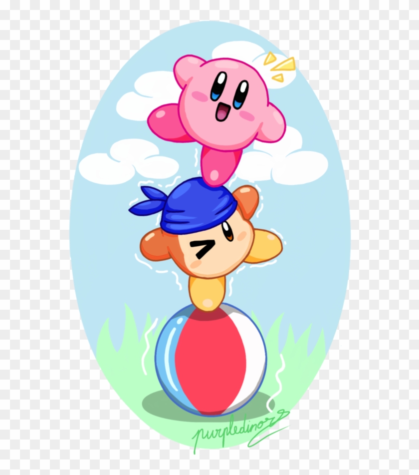 Kirby And Bandana Dee By Purpledinorus - Kirby And Bandana Dee #561174