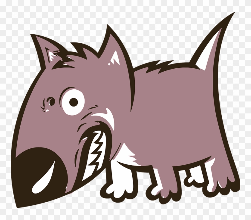 Dog Growling Clipart Angry Animal Canine Free Vector - Happy Father's Day Card From Dog #561195