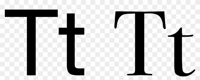 File Latin Alphabet Tt Svg Wikimedia Commons Rh Commons - Upper And Lowercase T #561245