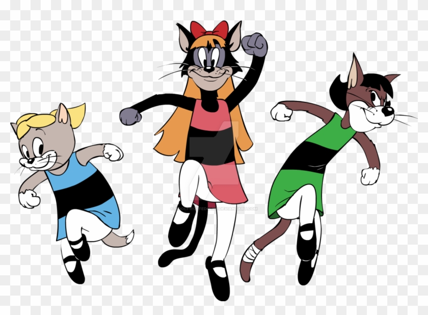 Colossalstinker 19 4 The Powerpuff Stray Cats By Colossalstinker - Cartoon #561268
