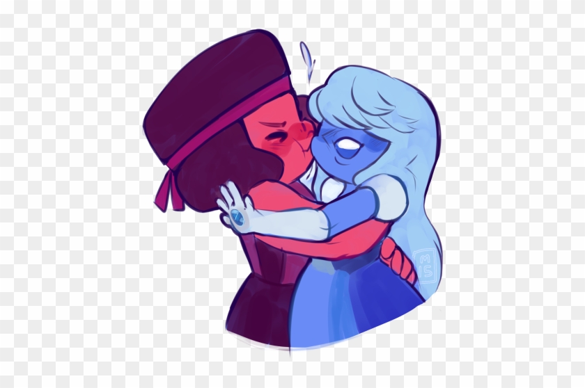 Cartoon, Cartoon Network, Ruby, Sapphire, Steven Universe - Ruby X Sapphire Steven Universe #561338