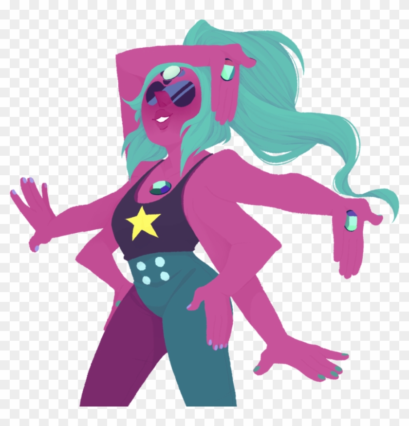 Pink Clothing Green Fictional Character Purple Vertebrate - Steven Universe Alexandrite Deviantart #561348