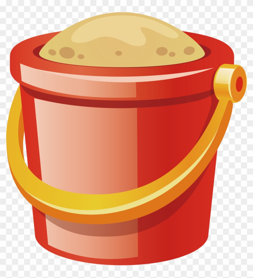 Sand Bucket Clip Art - Sand Bucket Clip Art #561603