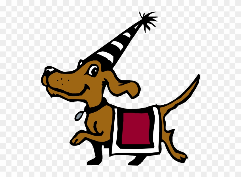 Dog With Party Hats Clipart - Pet Parade Cartoon #561548