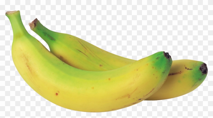 Banana Clipart Four - Green And Yellow Banana #561631