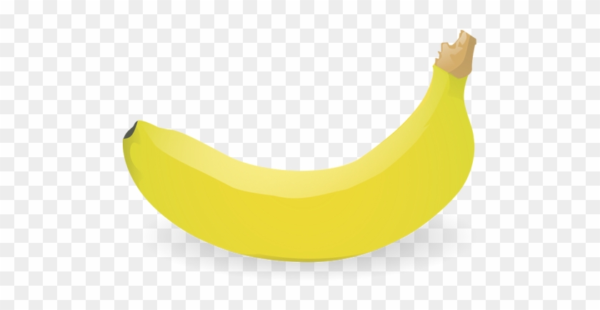 Color Sign For Banana Fruit Vector Clip Art Public - Individual Banana #561648