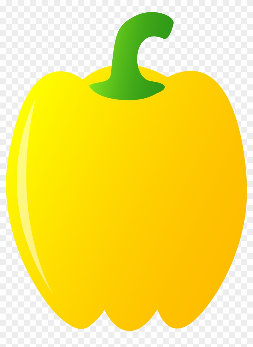 Pepper Clipart Single Vegetable - Object Shows Banana Apple #561668