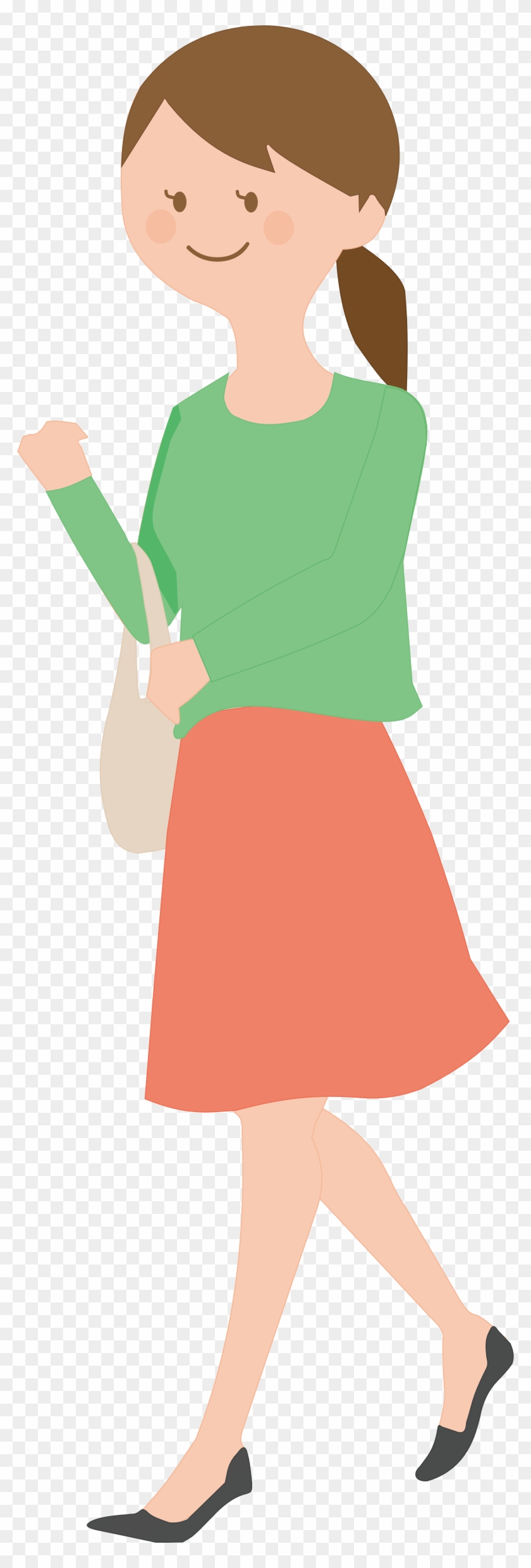 Big Image - Girl Skirt Cartoon Png #561727