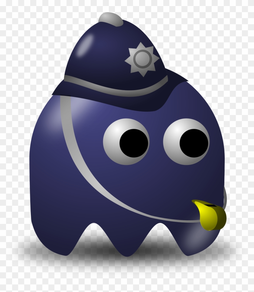 Policeman Avatar Character With A Whistle - Policeman Clipart #561818