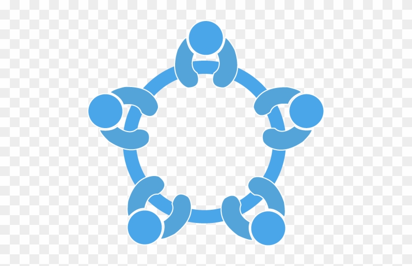 Round Table Meeting Icon, Roundtable Or Round Table