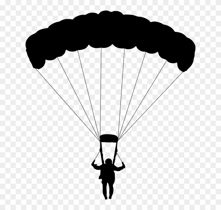 Parachute Silhouette Freetoedit - Parachuting Man #561880