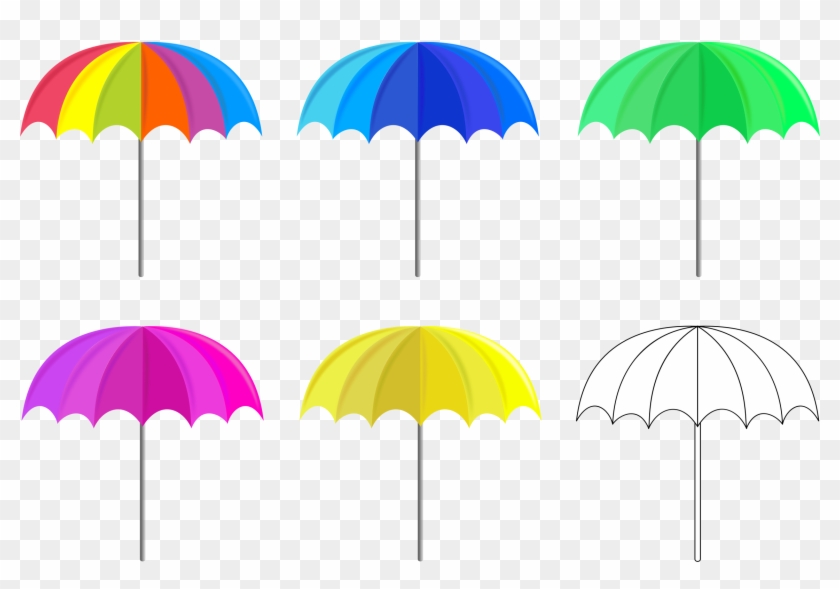 Big Image - Multi Colored Umbrellas #561886