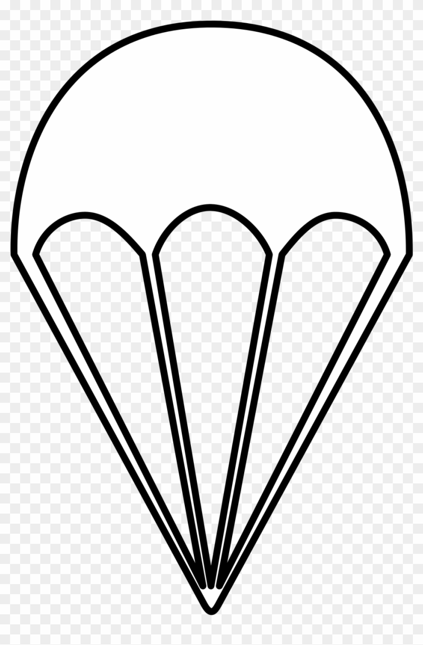 166 × 240 Pixels - Parachute Clipart Black And White #561890