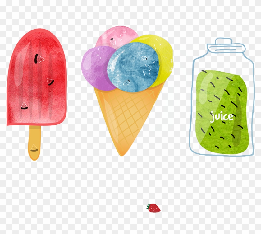 Ice Cream Juice Ice Pop - Ice Pop #561902