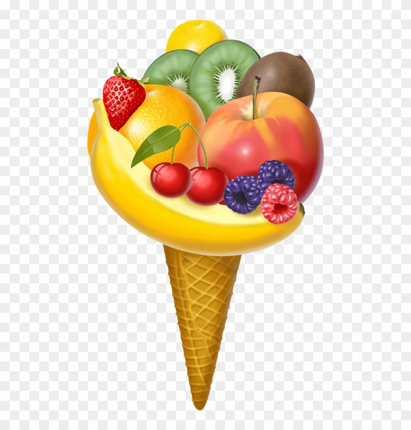 Ice Cream Cone - Fruit #561911
