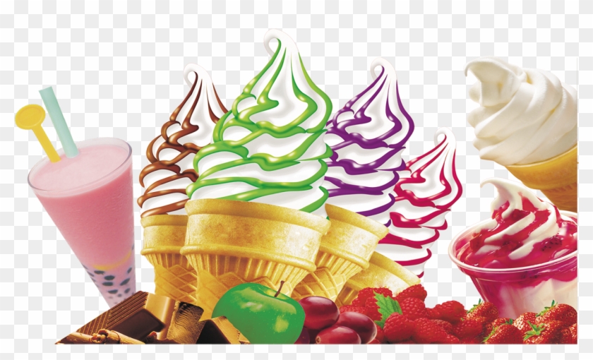 Ice Cream Cone Sundae Frozen Yogurt - Ice Cream #562017