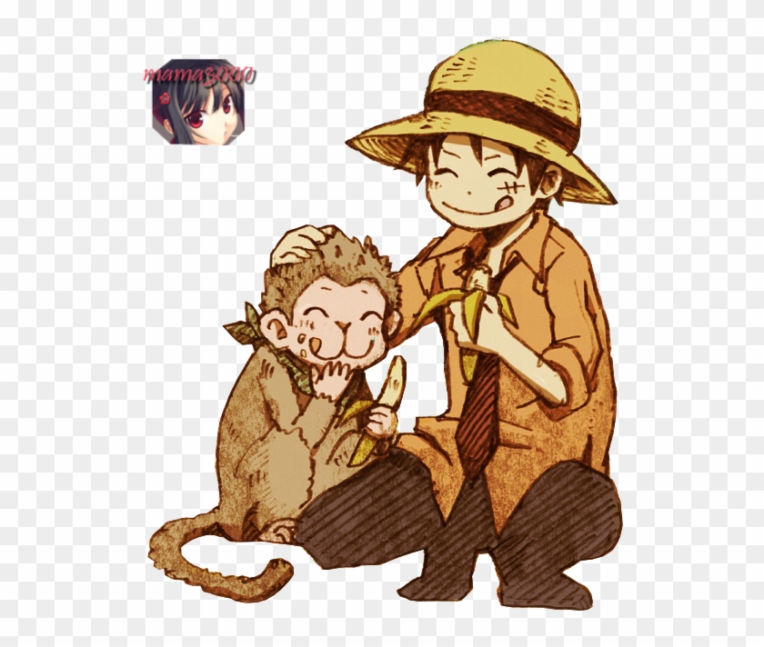 Luffy Chibi - One Piece Luffy Singe #562067