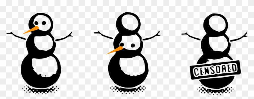 Naughty Censored Snowman Comic - Comics #562114