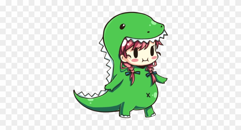 Dino - Cute Chibi Dino Girl #562280