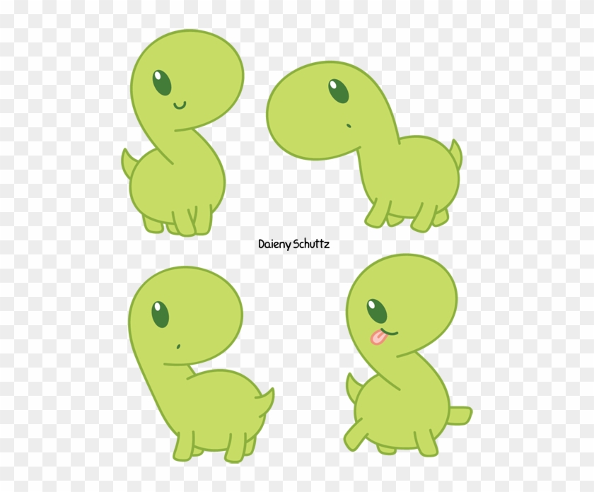 Green Dino By Daieny - Drawing #562300