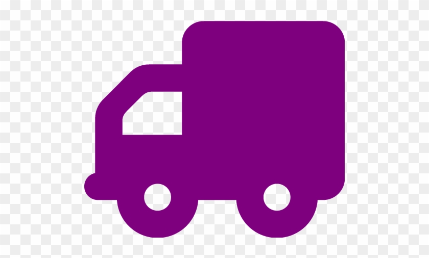 Purple Truck Cliparts - Blue Truck Icon #562310