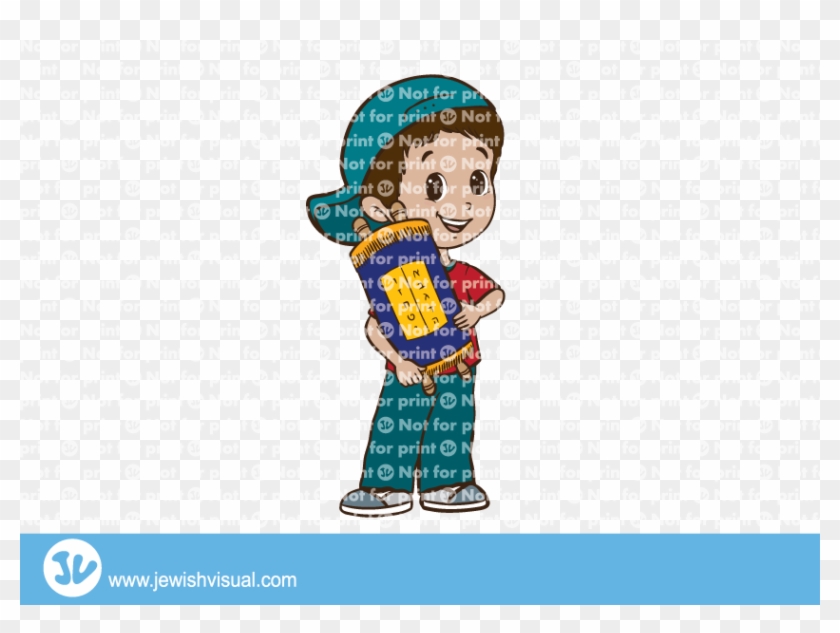 ילד עם כובע מחזיק ספר תורה - Sefer Torah #562327