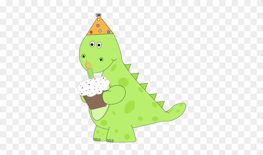 Dinosaur Birthday Cliparts - Dinosaur With Party Hat #562326