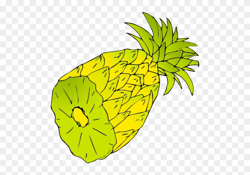 Pineapple Freshfruit Tropical Drawing Fruit Yellow - Pineapple Freshfruit Tropical Drawing Fruit Yellow #562344