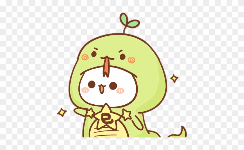 Kawaii Dinosaur Sticker Happy Freetoedit - 长 草 颜 文 十 二 生肖 #562384