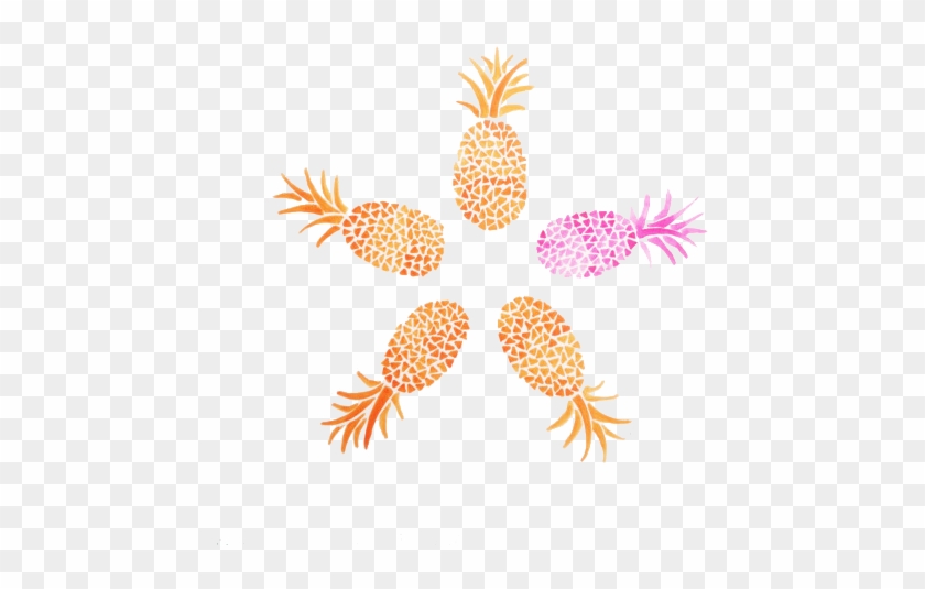 Tumblr Transparent Pin - Transparent Pineapple Drawings Png #562393