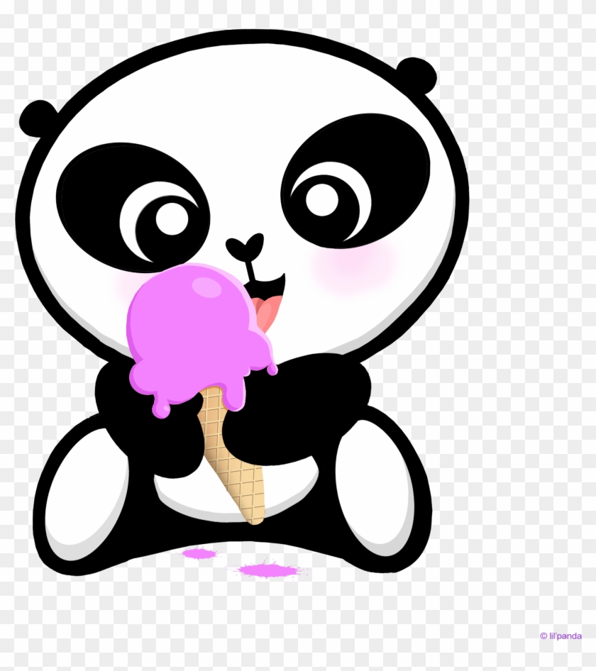 Lil'panda Ice Cream - Panda Character #562457