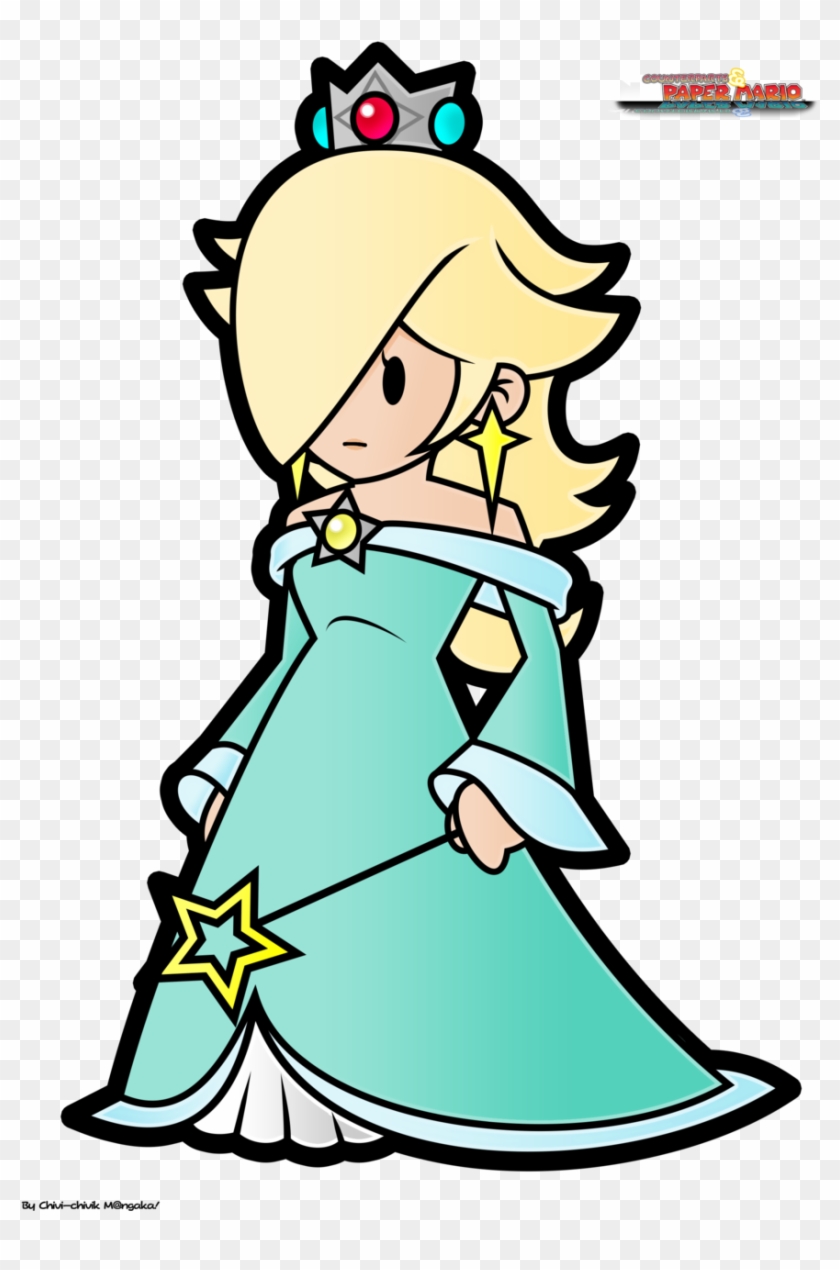 Cpm Rosalina Fan Artwork By Chivi Chivik - Super Paper Mario Rosalina #562471