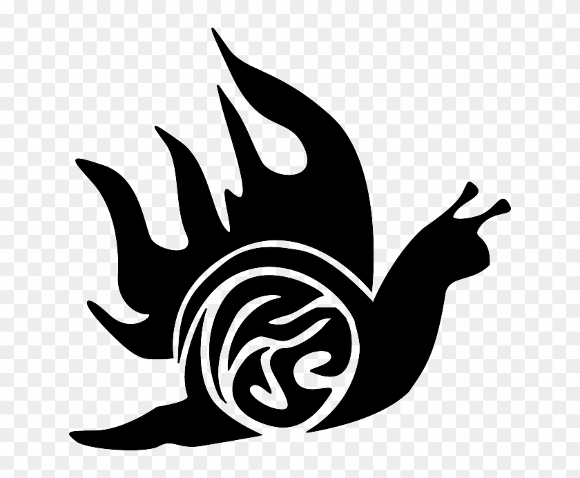 Crawl Symbol, Silhouette, Fire, Snail, Animal, Snails, - Crawl Symbol, Silhouette, Fire, Snail, Animal, Snails, #562633
