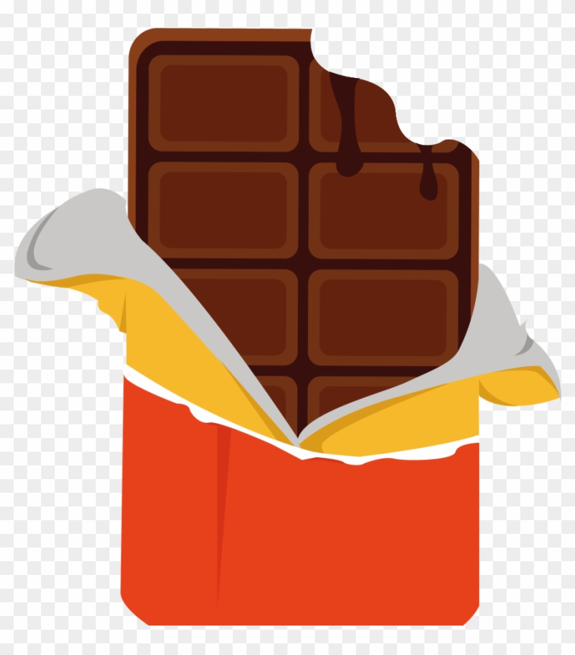 Chocolate Bar White Chocolate Chocolate Brownie - Chocolate Bar Cartoon #562657